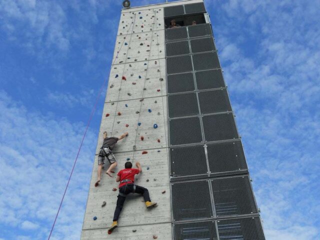 Klettern am Schlauchturm