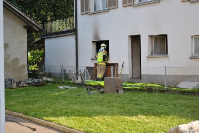 057 - Ringstraße - Brand in der Waschküche