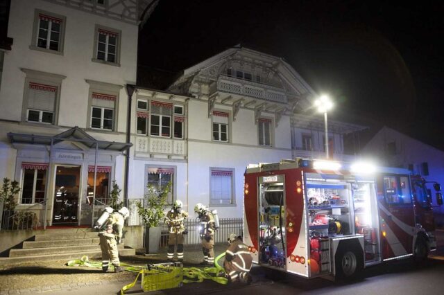 096 - Bahnhofstraße, GH Hörnlinger - Küchenbrand