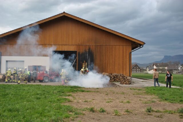 035 - Brederis, Im Glöckler - Fassadenbrand