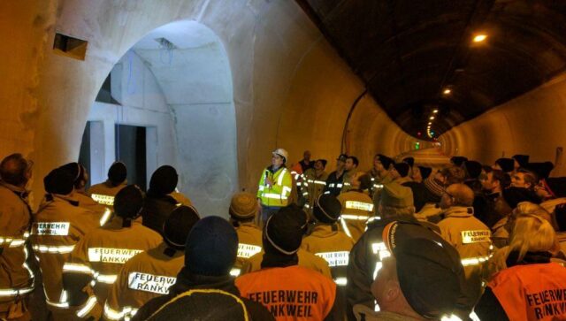 Begehung Ambergtunnel 2016