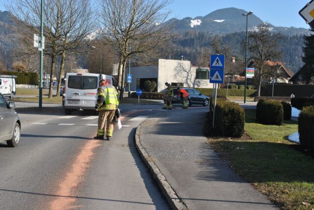 Einsatz 015 - Hadeldorfstraße - Ölspur, Bindemittel wird benötigt