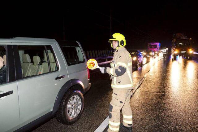 Einsatz 049 - A14D, Ausfahrt Götzis - VU Schleuderunfall