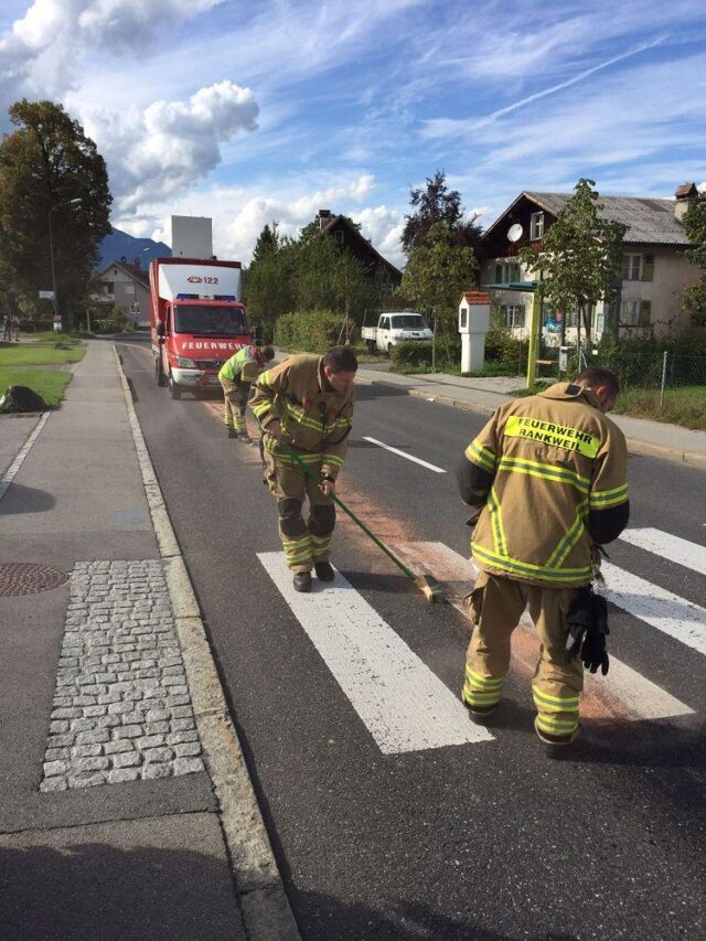 Einsatz 079 - Langgasse, Räterstraße, Churerstraße - Ölspur