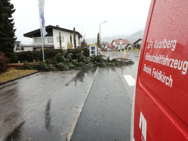 Einsatz 001 bis 025 - Ortsgebiet Rankweil - Großschadenslage Sturm