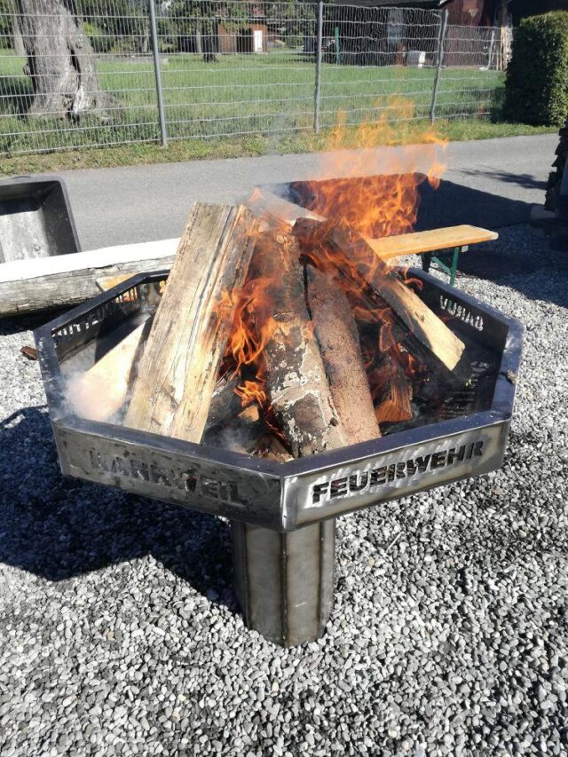 07.07.2018 - Erneuerung Feuerschale Außenbereich