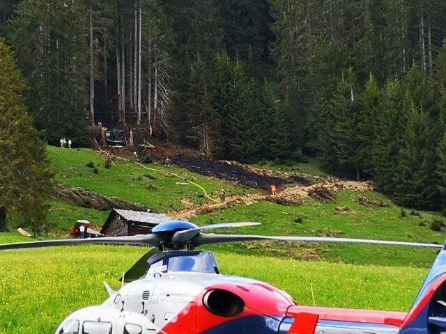 Einsatz 049 - Damüls, Schwendehof - Waldbrand, GTLF notwendig