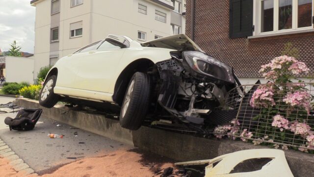 Einsatz 053 - Stiegstraße - Verkehrsunfall PKW und Motorrad