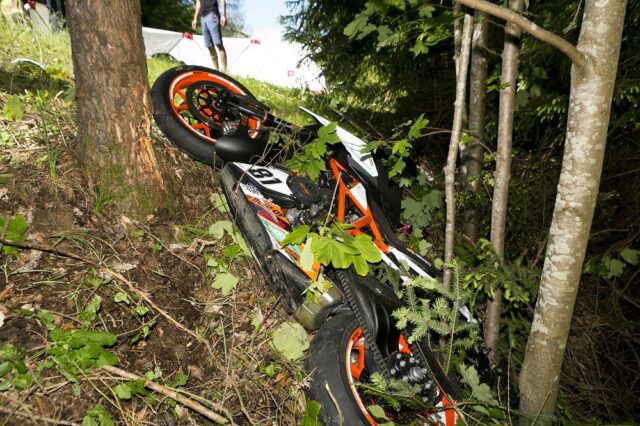 Einsatz 054 - Übersaxner Straße - Verkehrsunfall mit Motorrad