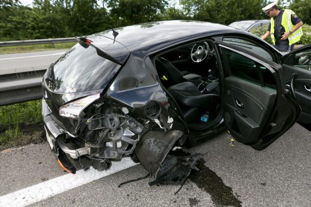 Einsatz 041 - A14, Höhe Raststätte Hohenems - Verkehrsunfall