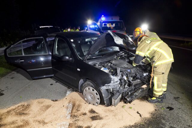 Einsatz 053 - A14, Höhe Ausfahrt Klaus - Verkehrsunfall