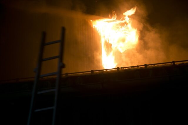 Einsatz 111 - Großfeldweg 11, Mastbetrieb Gstach - Gebäudebrand