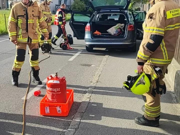 Einsatz 047 – Pfründeweg – Probleme mit Propangasflasche