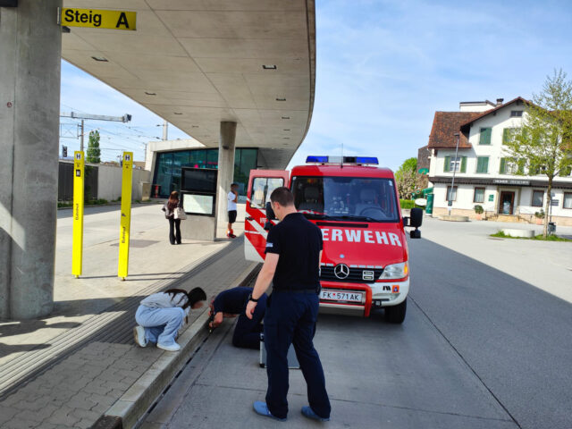 Einsatz 036 - Bahnhof Rankweil - Abklärung