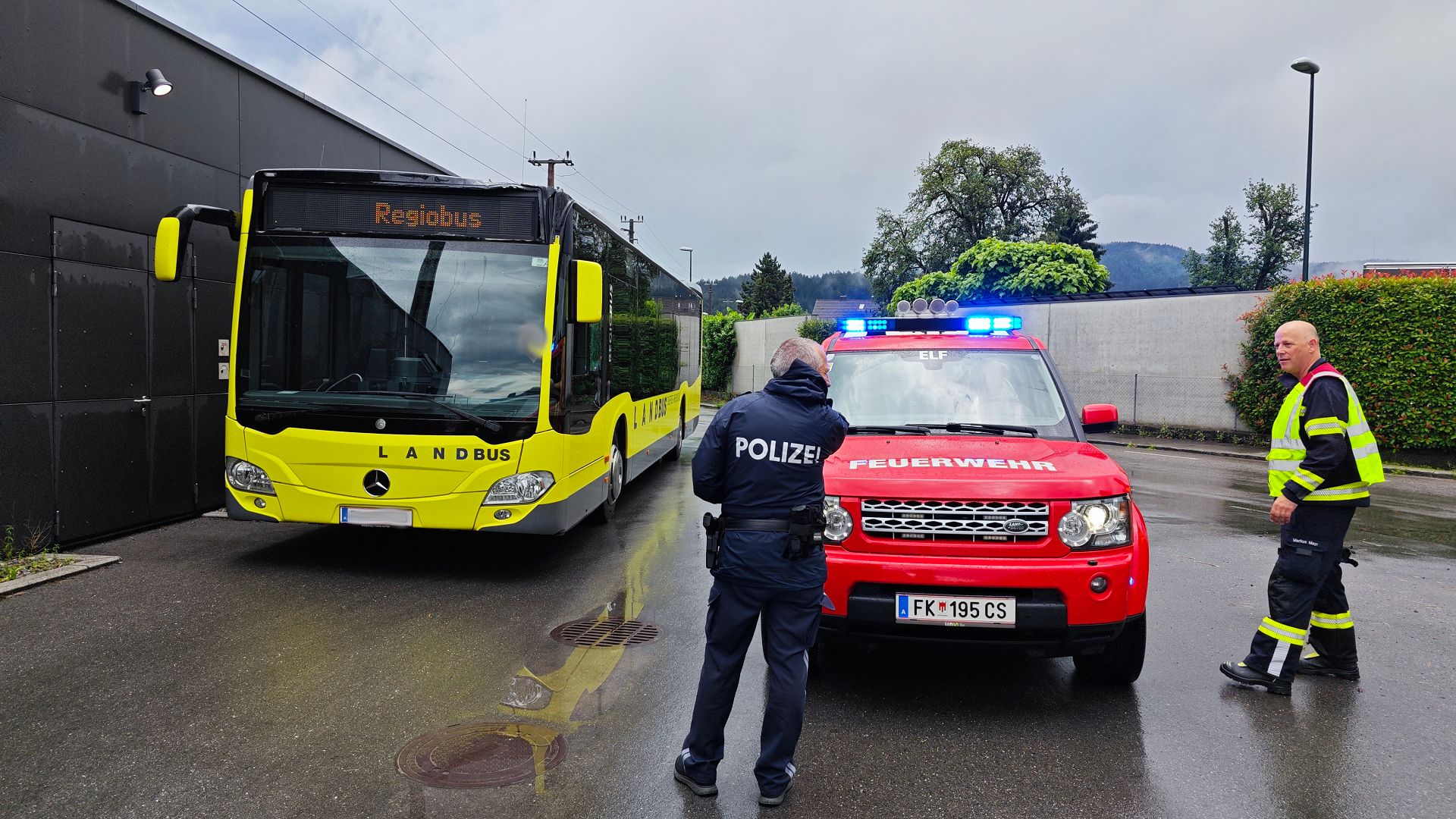 Einsatz 071 – Unterführung Landamanngasse – Linienbus gegen Unterführung