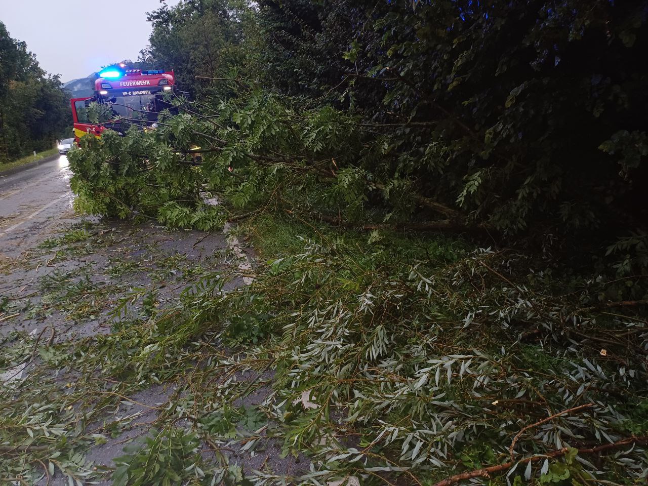 Einsatz 110-119 – Ortsgebiet Rankweil – Schadenslage nach starkem Unwetter