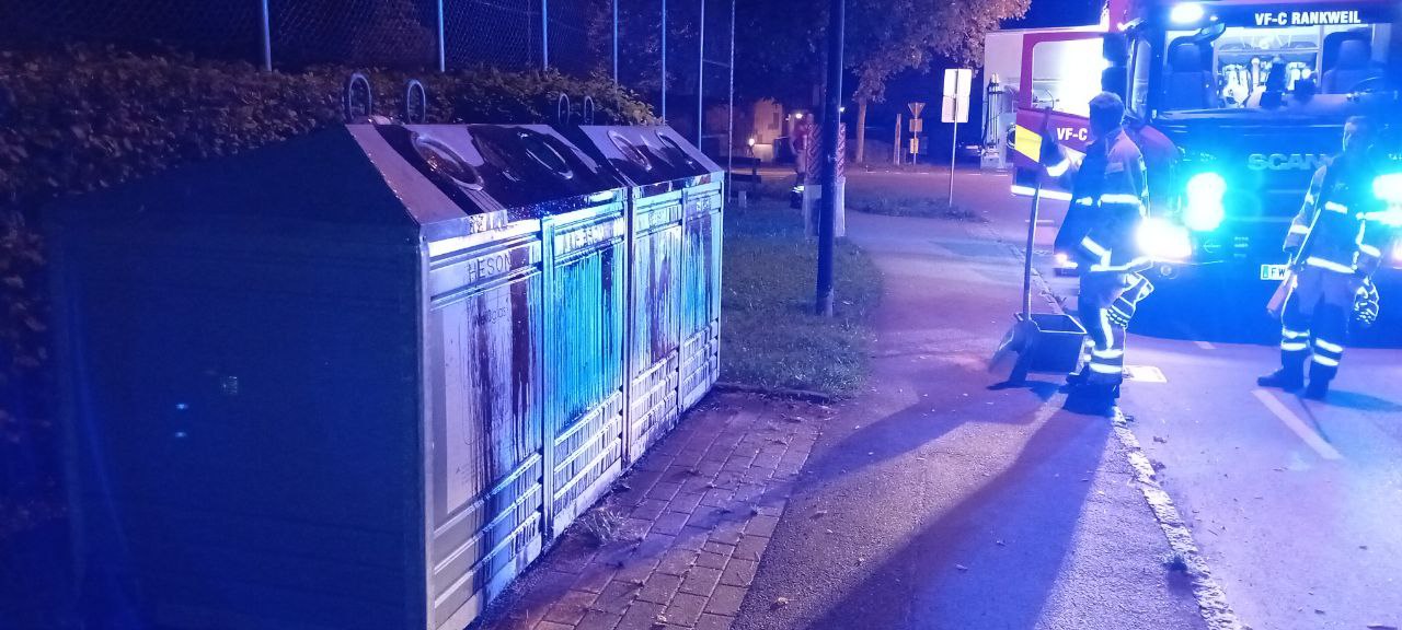 Einsatz 176 – Vorderlandstraße – Bindemittel wird benötigt