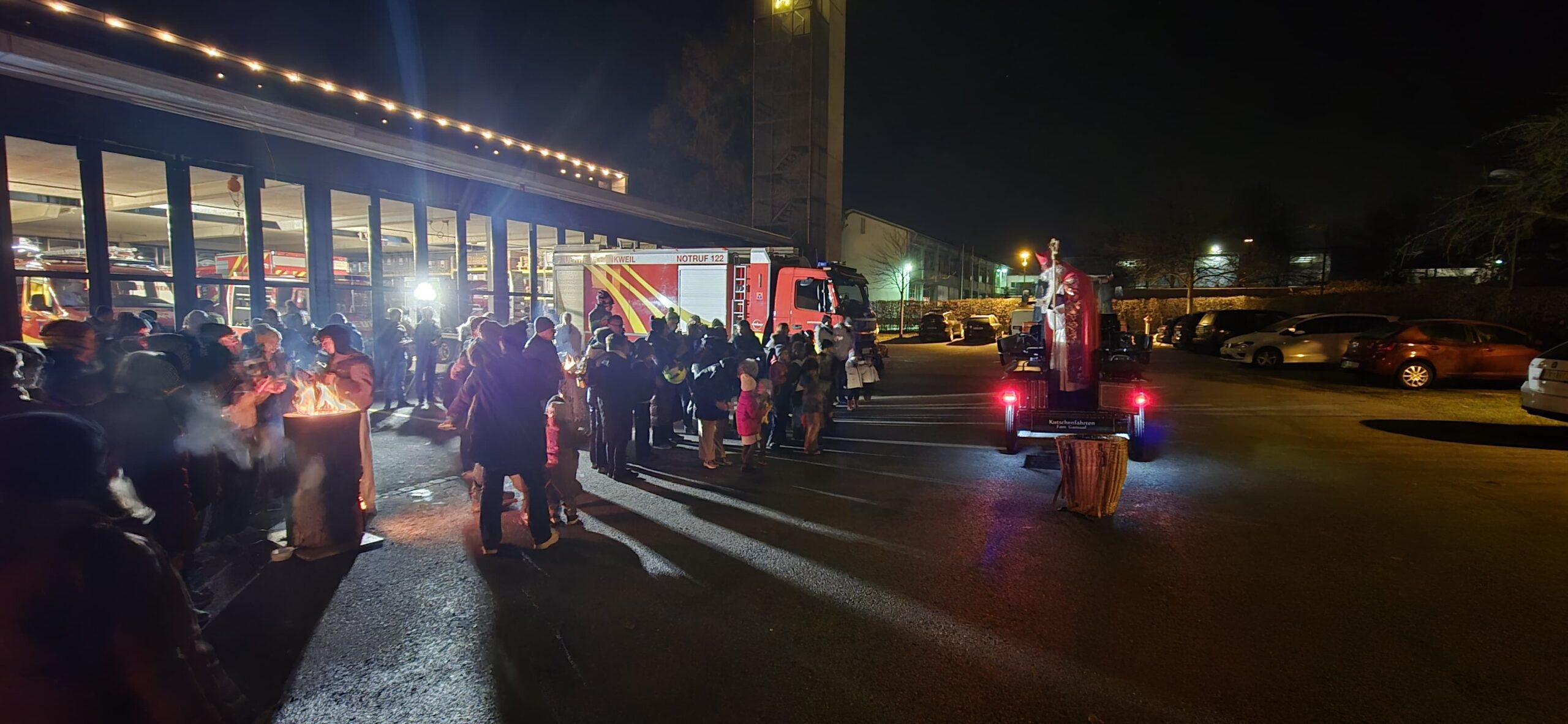 Illumination und Adventfeier im Feuerwehrhaus Rankweil